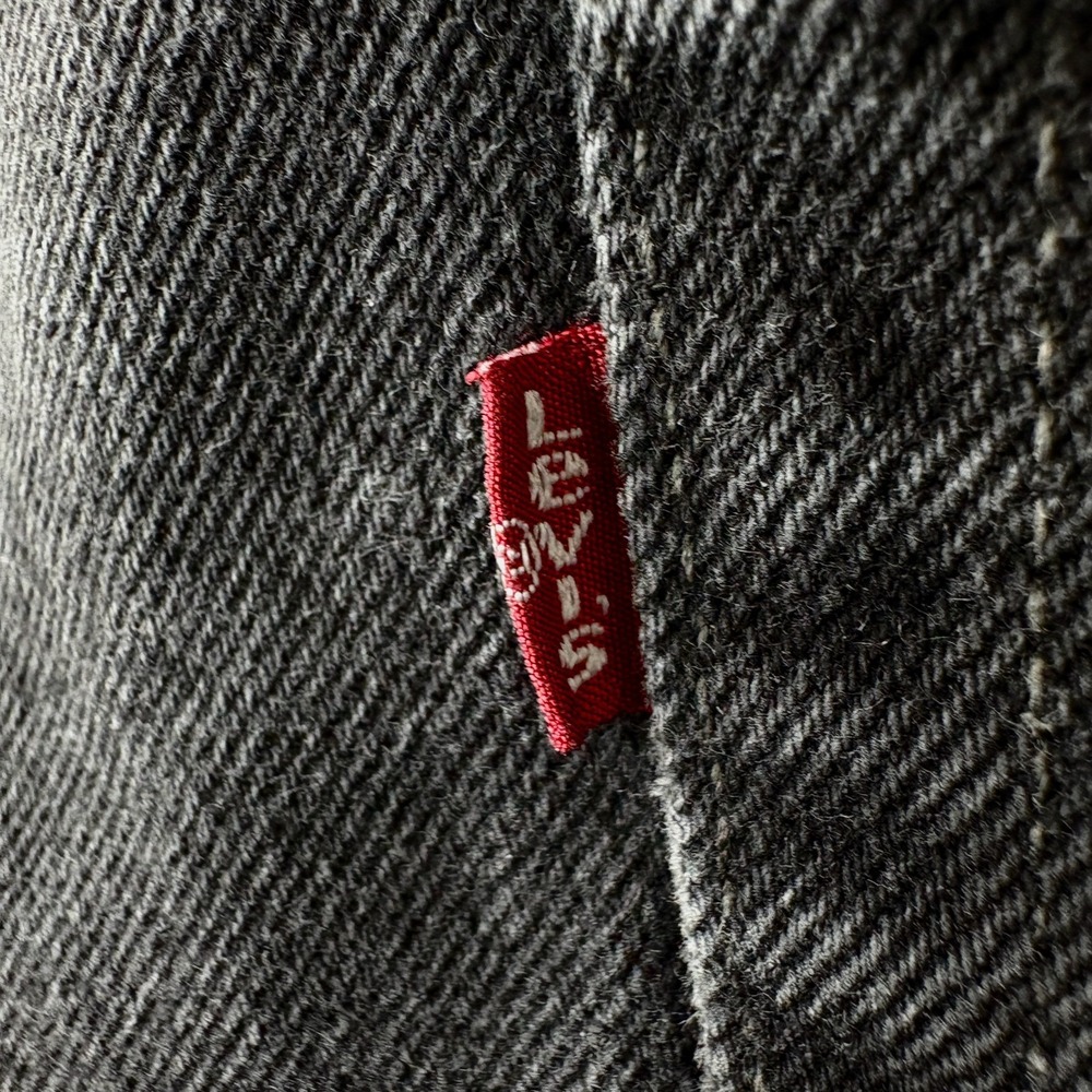 Vintage Levi's 550 Mens 36x32 Black Y2K Skater Baggy 100% Cotton Made in Canada - Picture 8 of 13